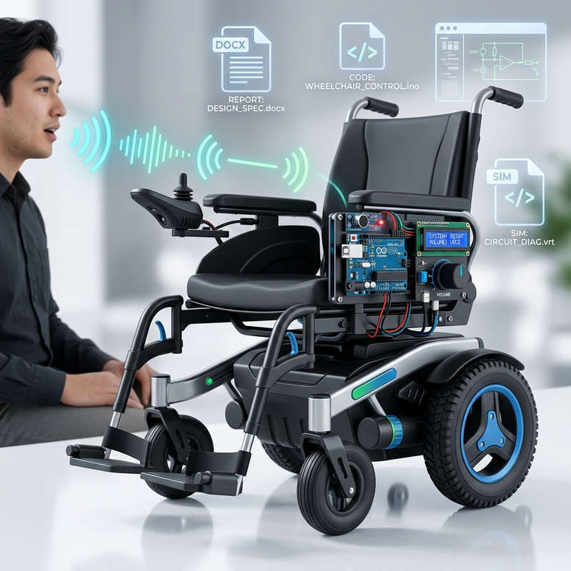ARDUINO-BASED VOICE-CONTROLLED WHEELCHAIR WITH ADJUSTABLE SPEED CONTROL - Image 4