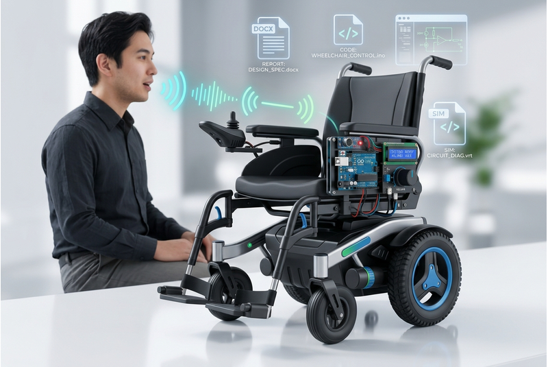 ARDUINO-BASED VOICE-CONTROLLED WHEELCHAIR WITH ADJUSTABLE SPEED CONTROL