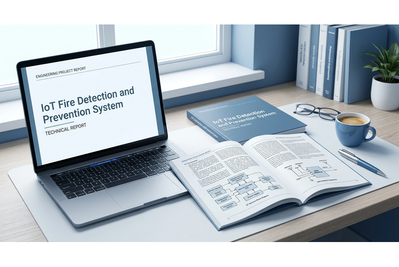 IOT FIRE DETECTION AND PREVENTION SYSTEM