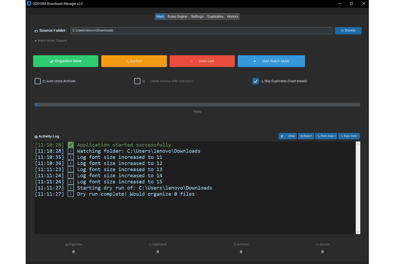 ODIVORA Downloads Manager v2.0 - Image 4