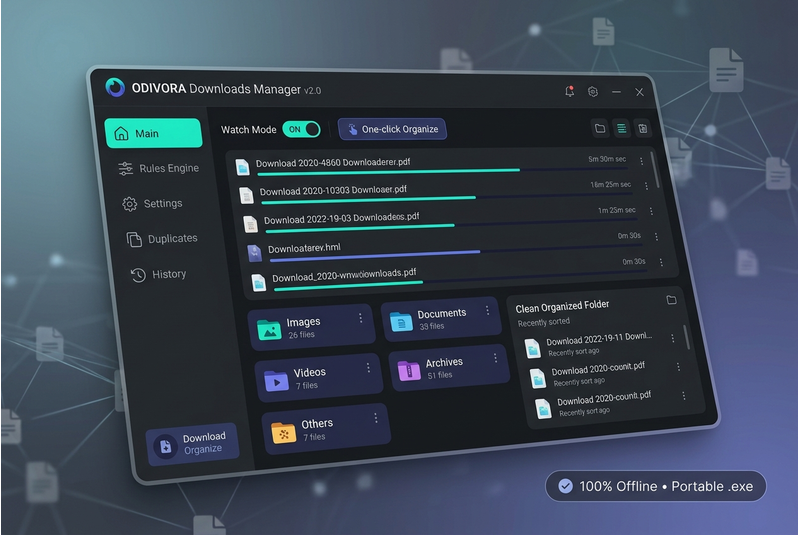 ODIVORA Downloads Manager v2.0 - Image 3