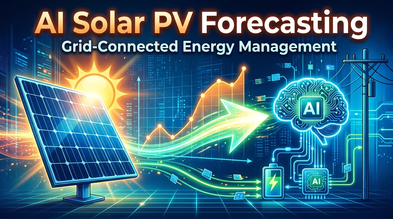 AI-Based Short-Term Solar PV Power Forecasting for Grid-Connected Energy Management – Complete Research Project Guide